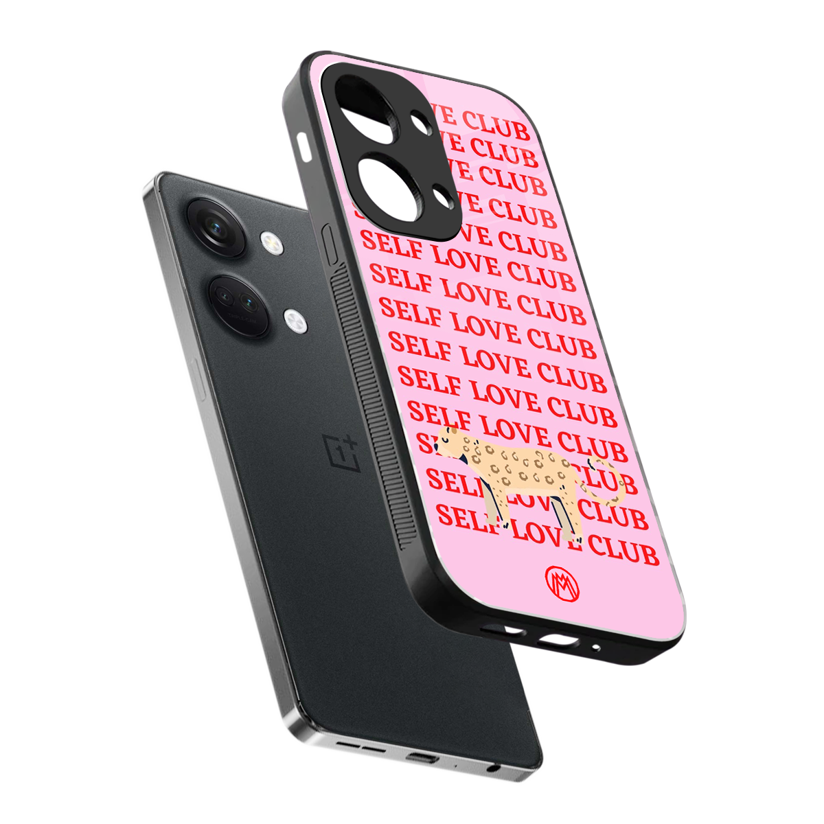 self love club back phone cover | glass case for oneplus nord 3