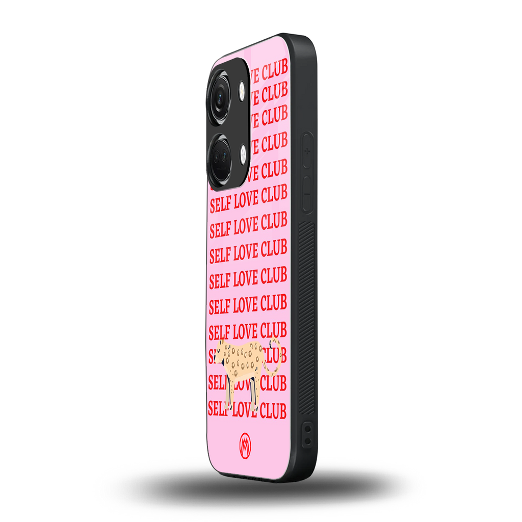 self love club back phone cover | glass case for oneplus nord 3