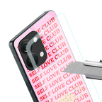 self love club back phone cover | glass case for oneplus nord 3