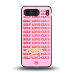 self love club back phone cover | glass case for oneplus nord 4