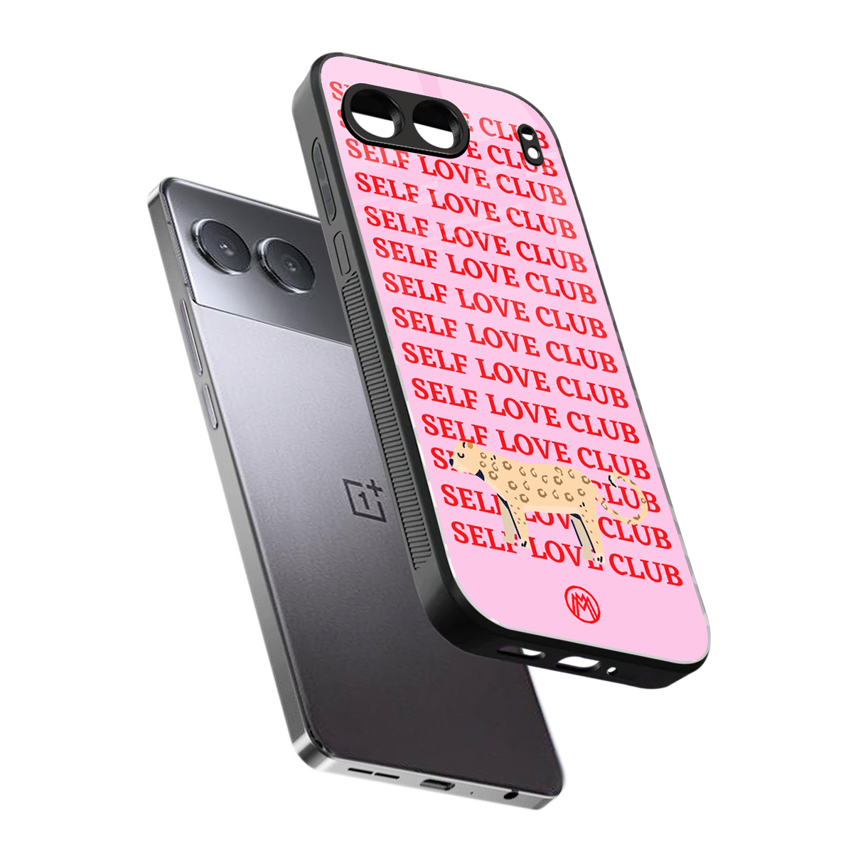self love club back phone cover | glass case for oneplus nord 4