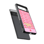 self love club back phone cover | glass case for google pixel 6 pro