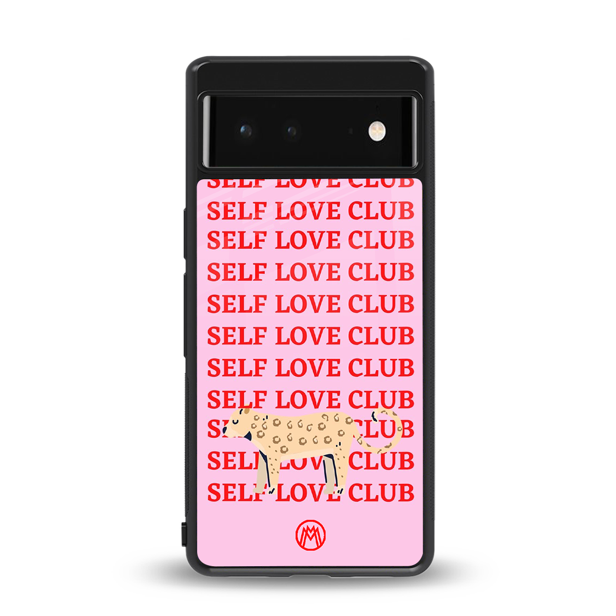 self love club back phone cover | glass case for google pixel 6