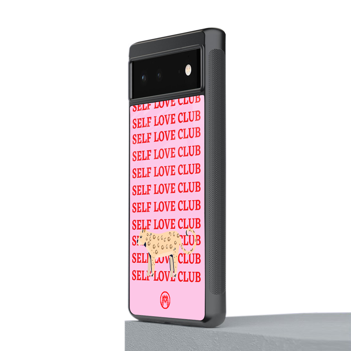 self love club back phone cover | glass case for Google Pixel 6A