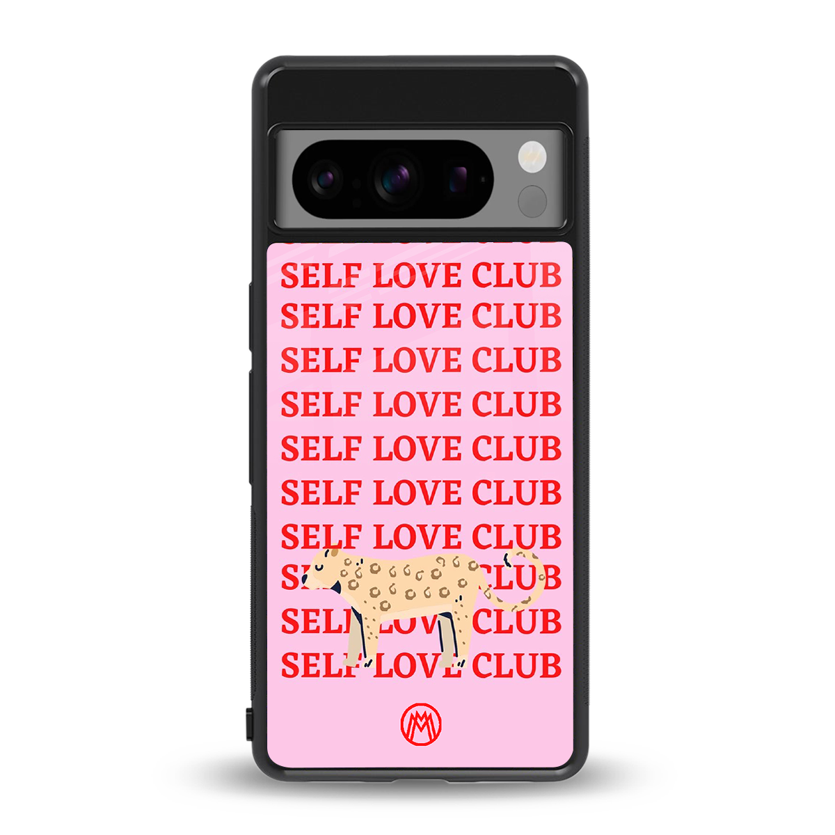 self love club back phone cover | glass case for google pixel 8 pro