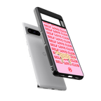 self love club back phone cover | glass case for google pixel 8 pro