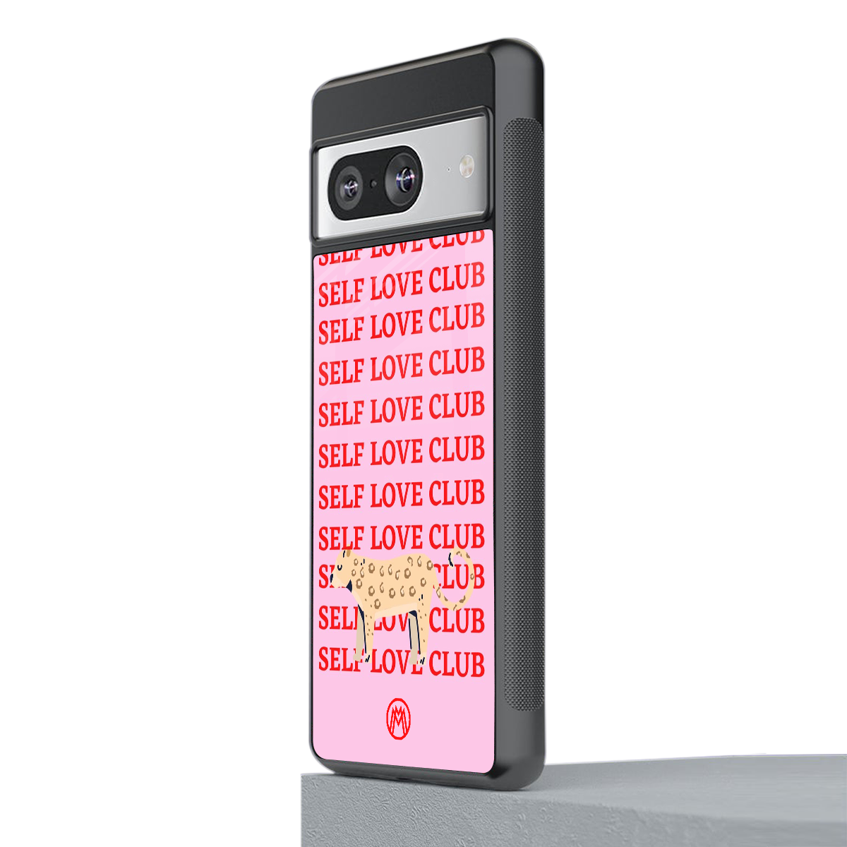 self love club back phone cover | glass case for Google Pixel 8