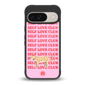 self love club back phone cover | glass case for google pixel 9