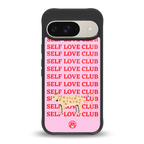 self love club back phone cover | glass case for google pixel 9