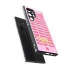 self love club back phone cover | glass case for samsung galaxy s23 ultra