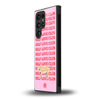 self love club back phone cover | glass case for samsung galaxy s23 ultra