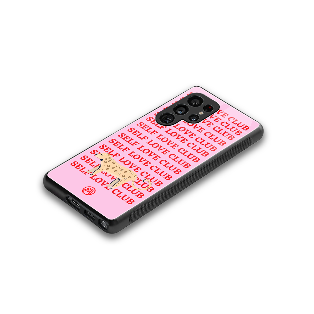 self love club back phone cover | glass case for samsung galaxy s25 ultra