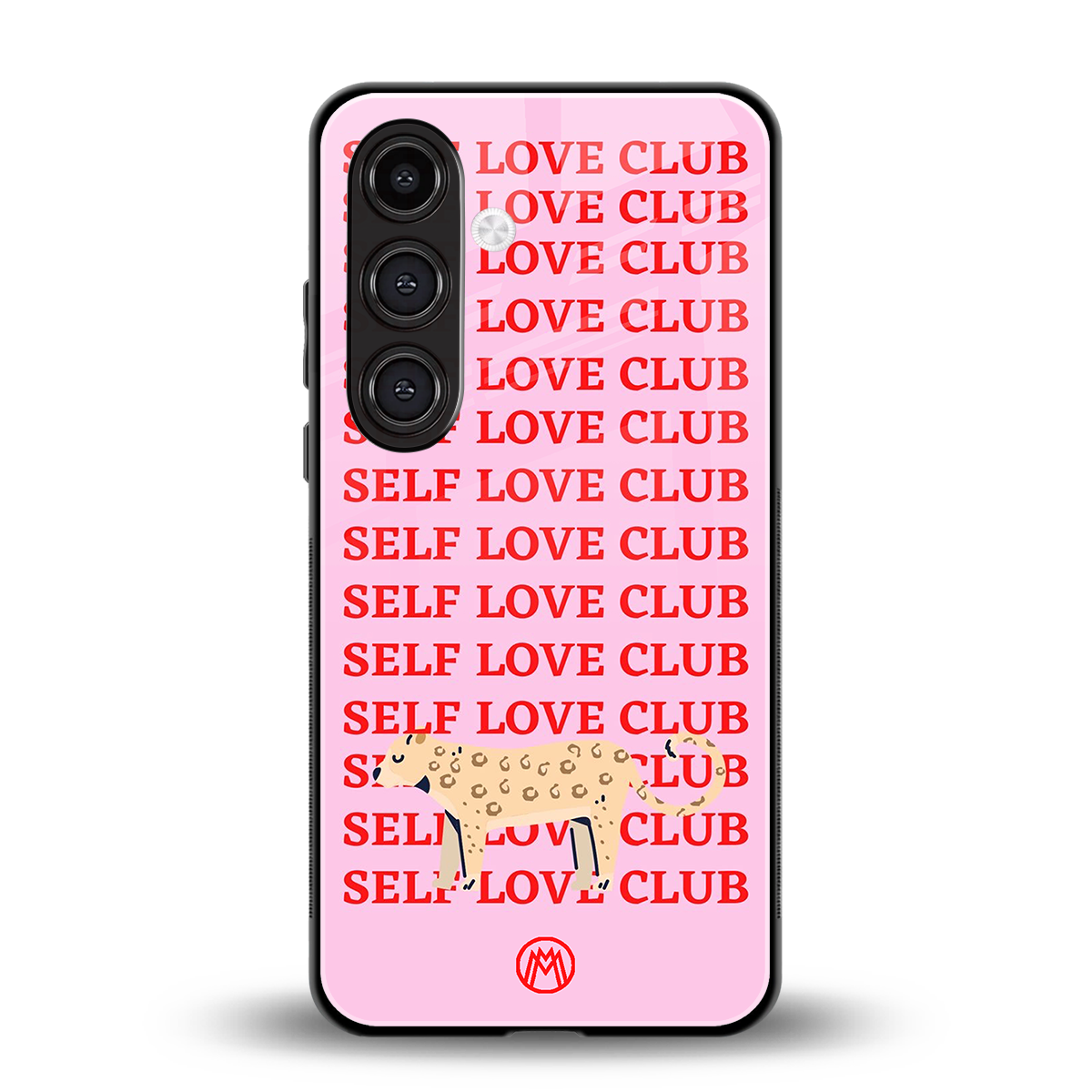 self love club back phone cover | glass case for samsung galaxy s25 plus