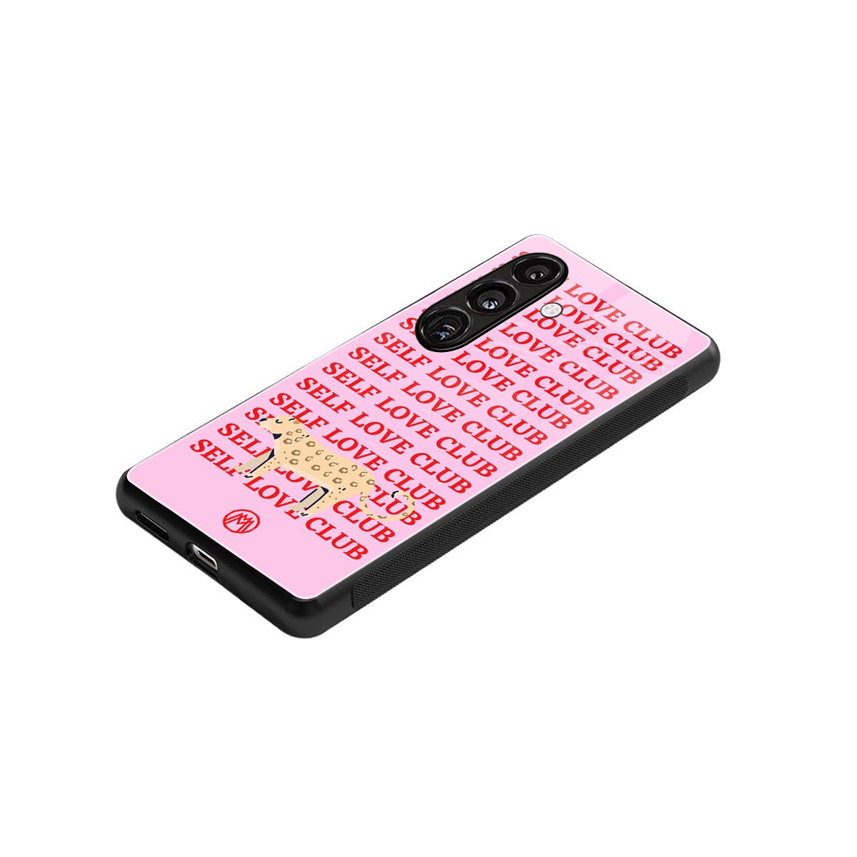 self love club back phone cover | glass case for samsung galaxy s24 fe