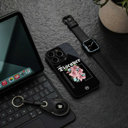 self discover back phone cover | glass case for iphone 16e