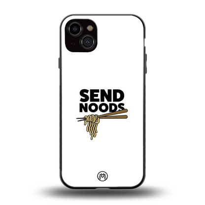 send noods back phone cover | glass case for iphone 14 plus