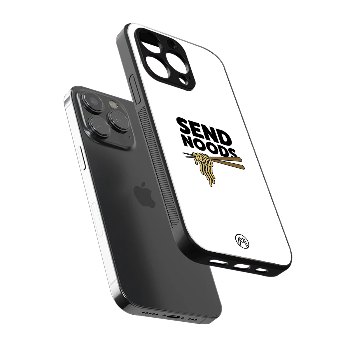 send noods back phone cover | glass case for iphone 15 pro max