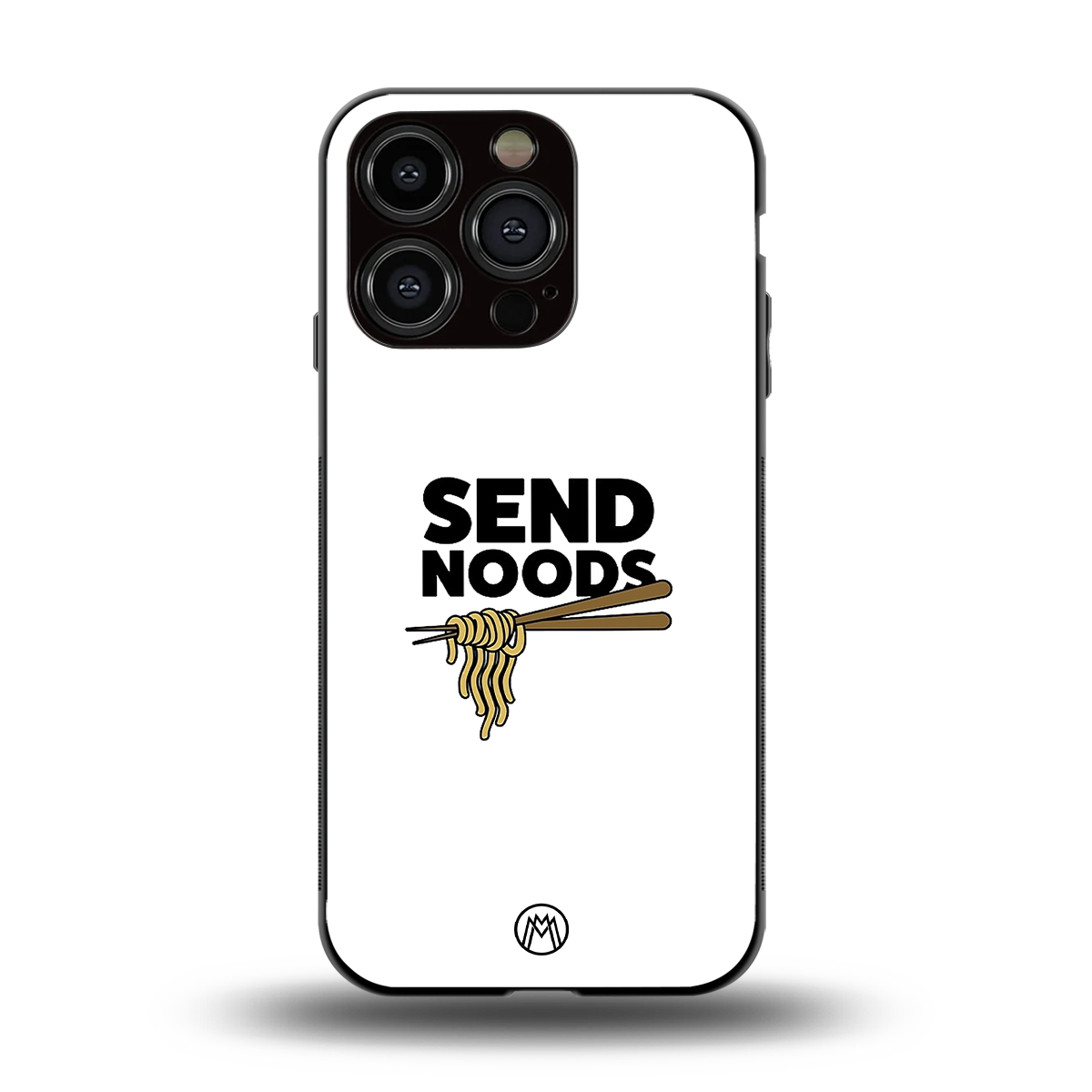 send noods back phone cover | glass case for iphone 15 pro