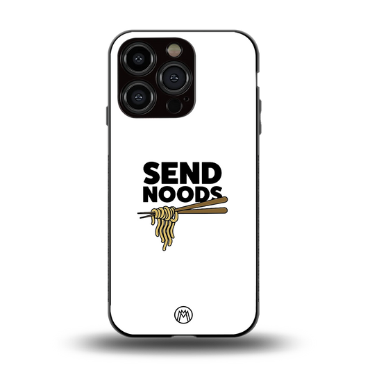 send noods back phone cover | glass case for iphone 15 pro