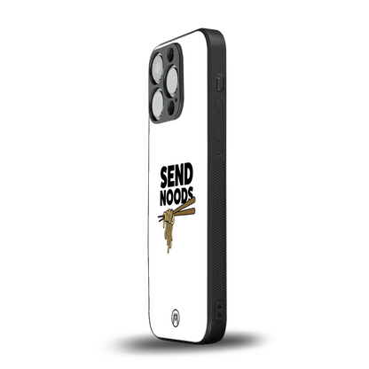 send noods back phone cover | glass case for iphone 15 pro