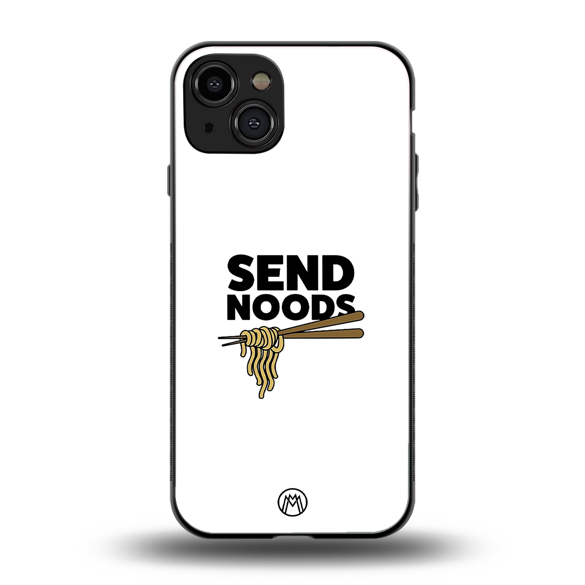 send noods back phone cover | glass case for iphone 15