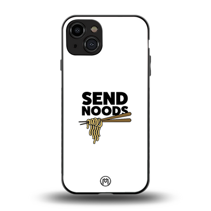 send noods back phone cover | glass case for iphone 15
