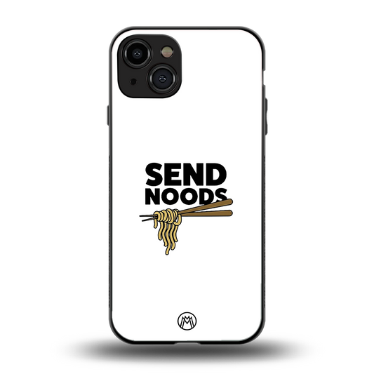 send noods back phone cover | glass case for iphone 15