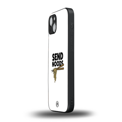 send noods back phone cover | glass case for iphone 15