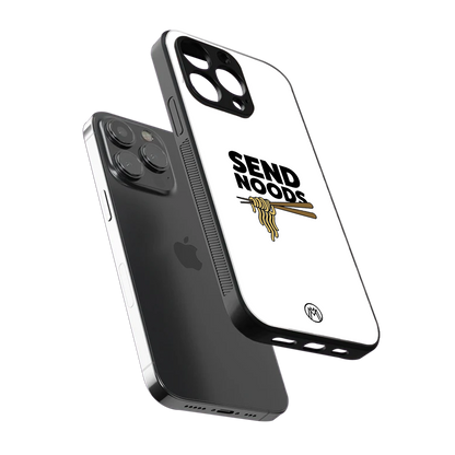 send noods back phone cover | glass case for iphone 14 pro