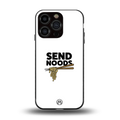 send noods back phone cover | glass case for iphone 16 pro