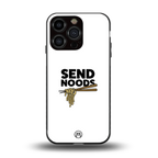 send noods back phone cover | glass case for iphone 16 pro