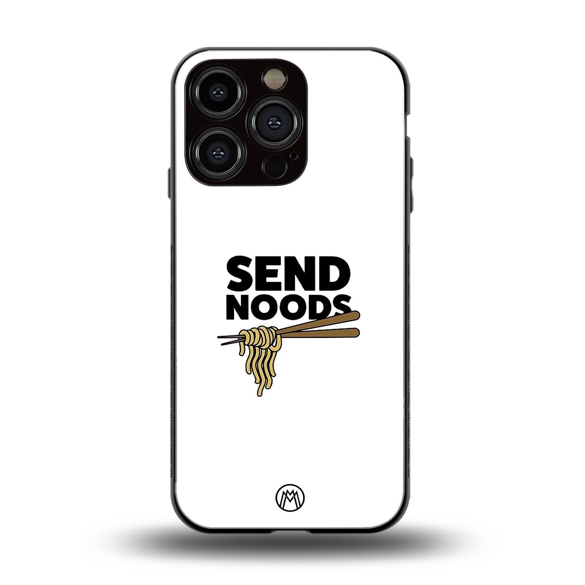 send noods back phone cover | glass case for iphone 16 pro