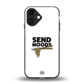 send noods back phone cover | glass case for iphone 16