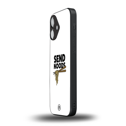send noods back phone cover | glass case for iphone 16
