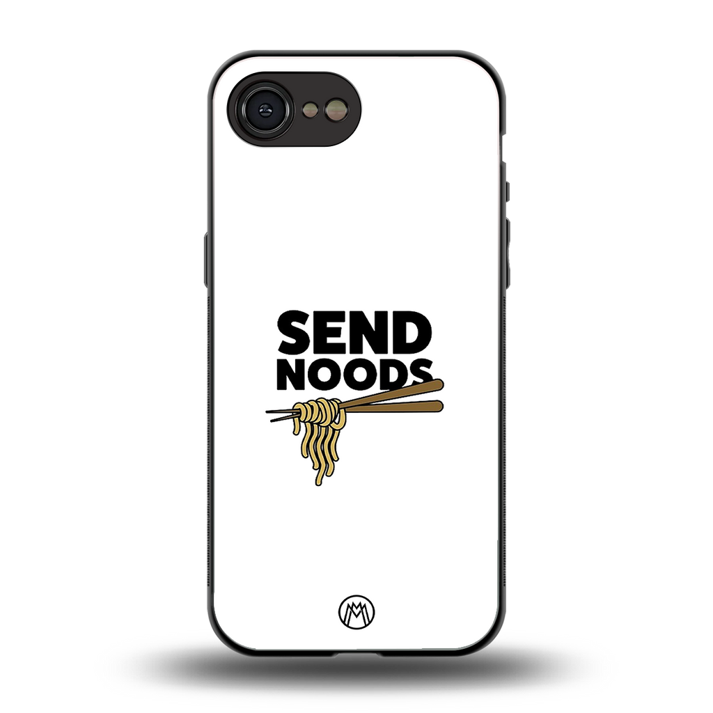 send noods back phone cover | glass case for iphone 16e