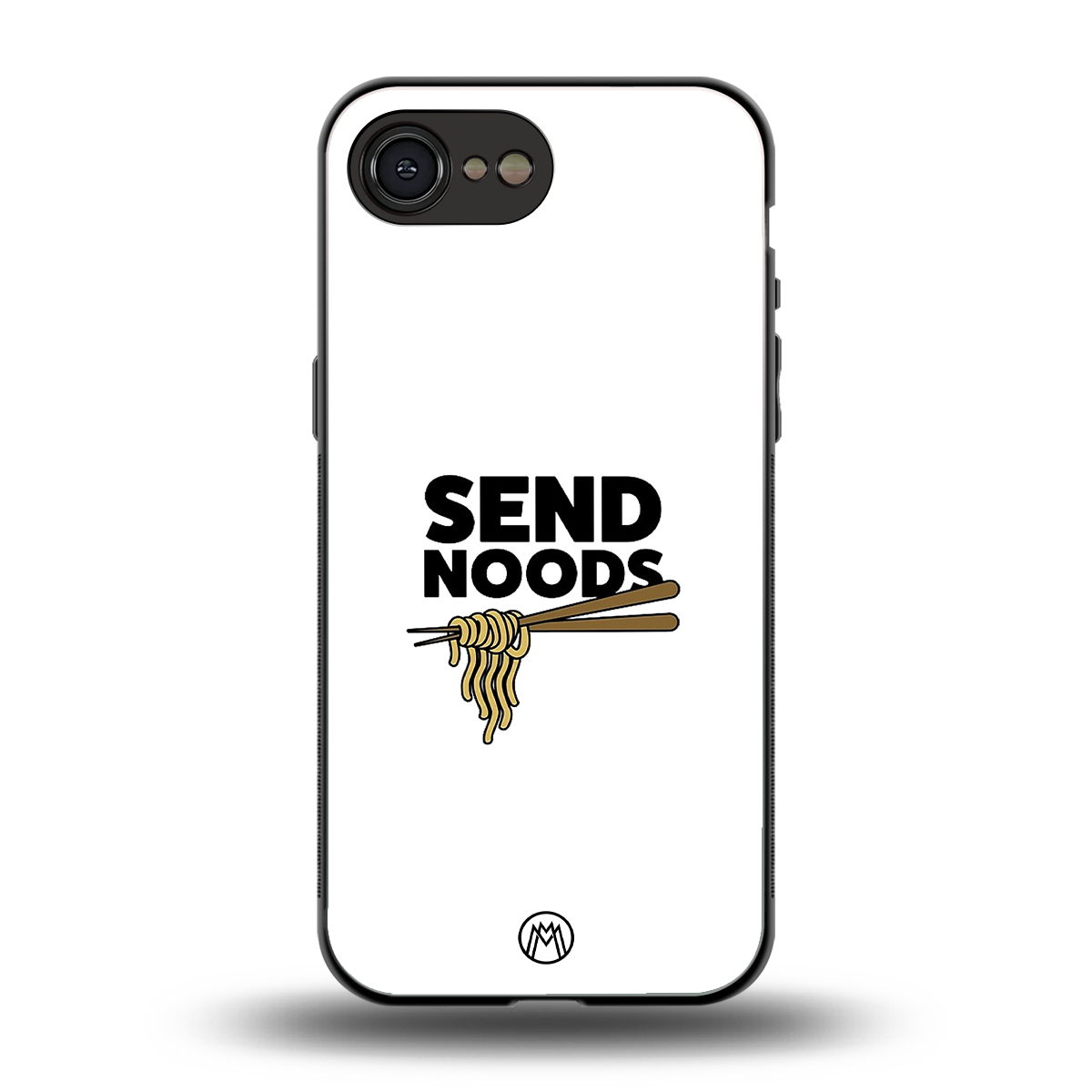 send noods back phone cover | glass case for iphone 16e