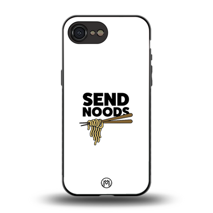 send noods back phone cover | glass case for iphone 16e