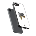 send noods back phone cover | glass case for iphone 16e