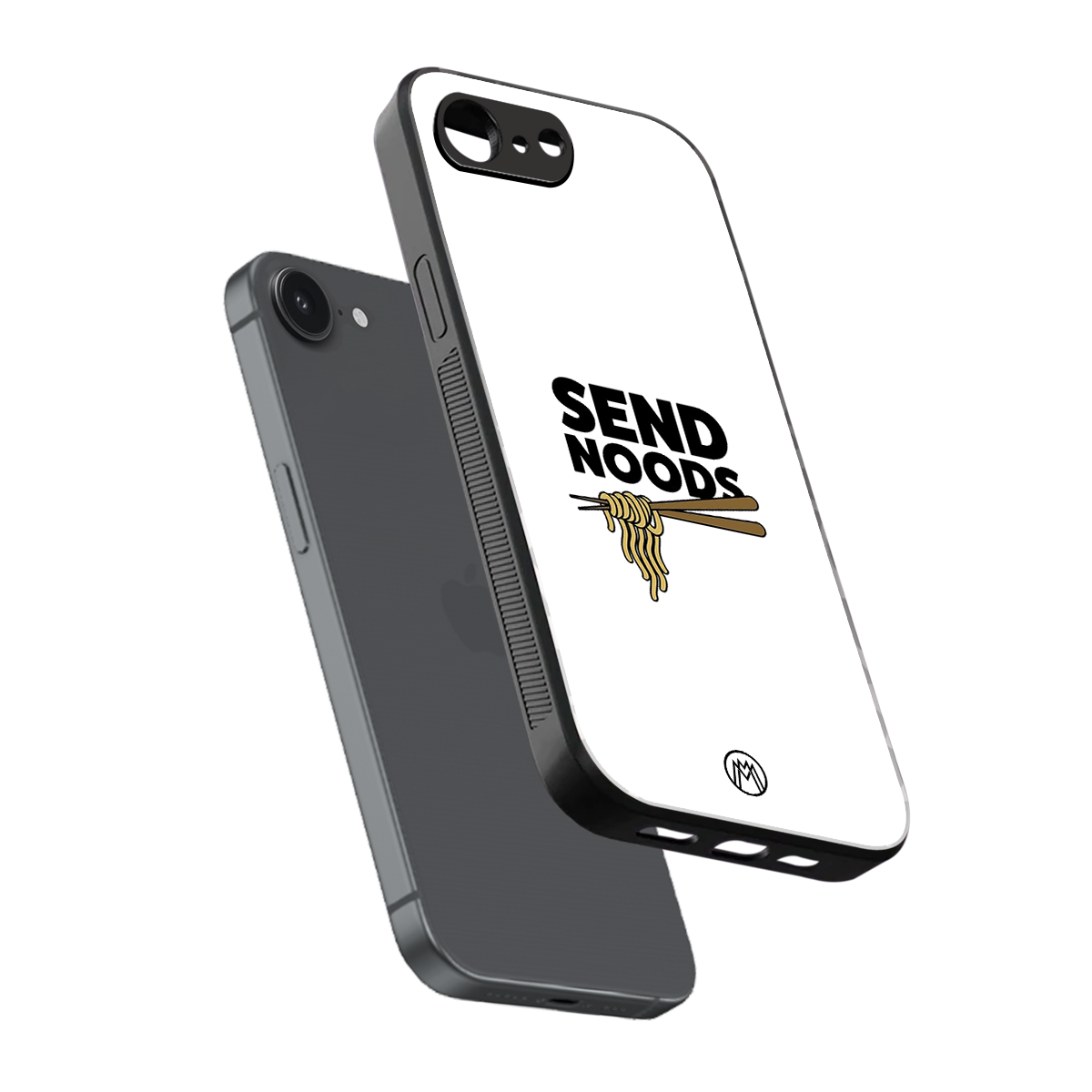 send noods back phone cover | glass case for iphone 16e
