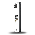 send noods back phone cover | glass case for iphone 16e