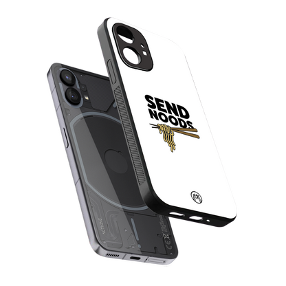 send noods back phone cover | glass case for nothing phone 1