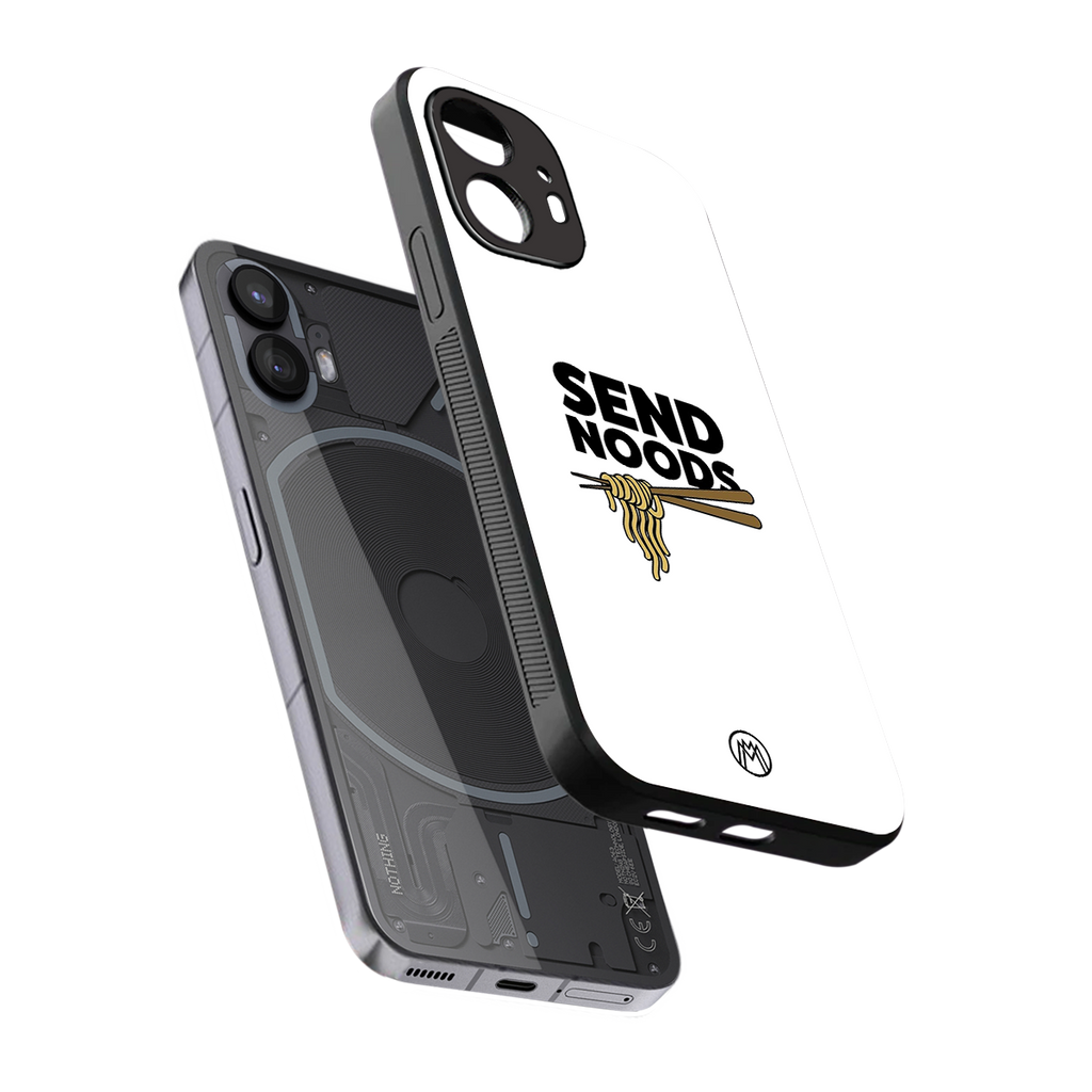send noods back phone cover | glass case for nothing phone 2