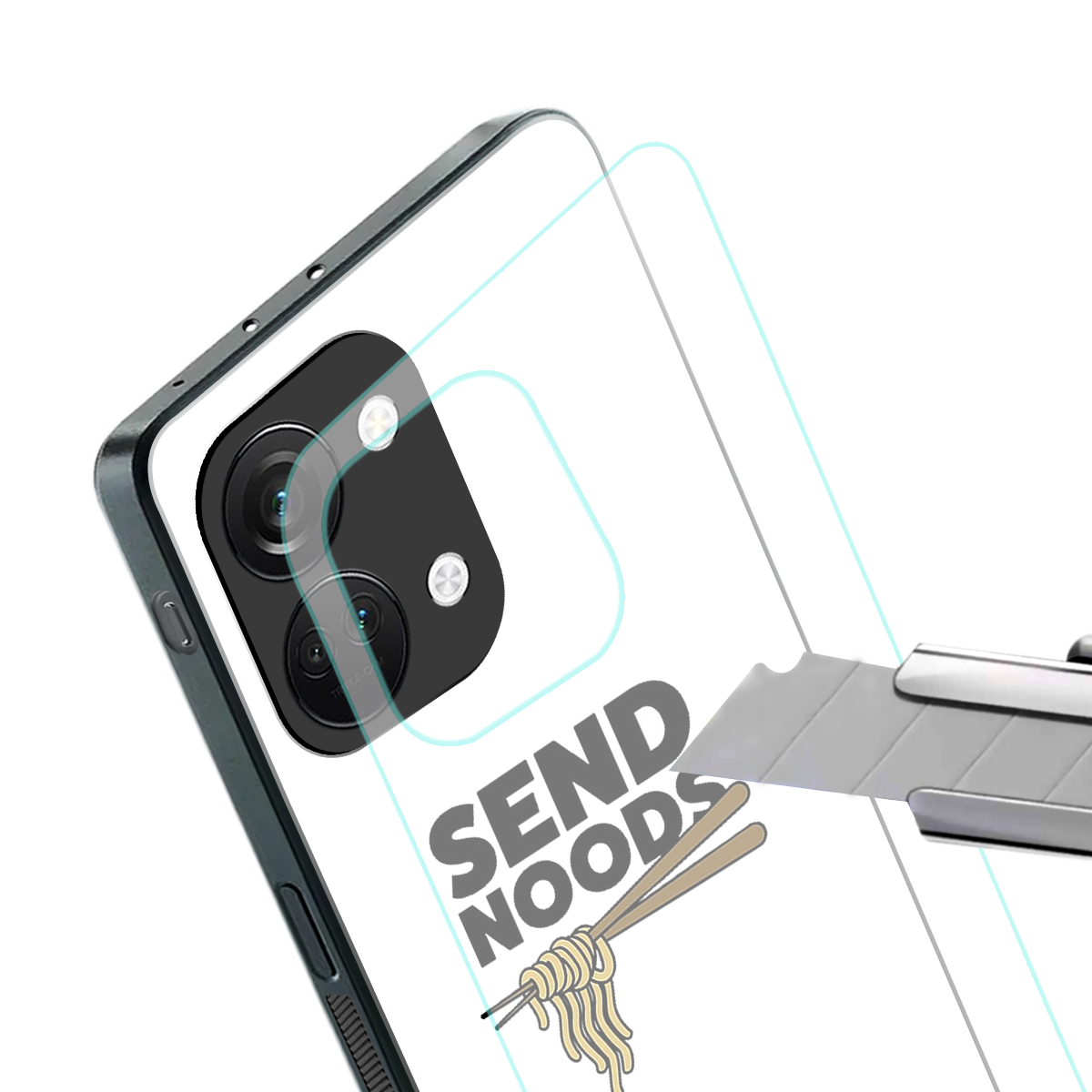 send noods back phone cover | glass case for oneplus nord 3
