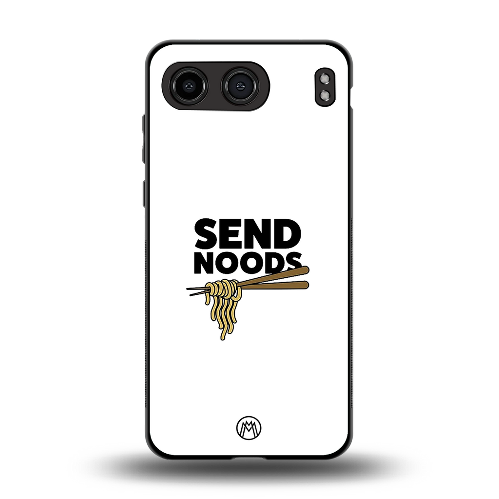 send noods back phone cover | glass case for oneplus nord 4