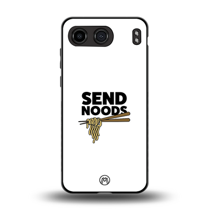 send noods back phone cover | glass case for oneplus nord 4