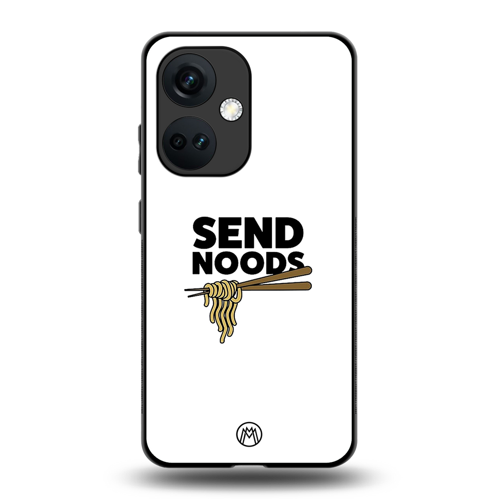 send noods back phone cover | glass case for oneplus nord ce 3