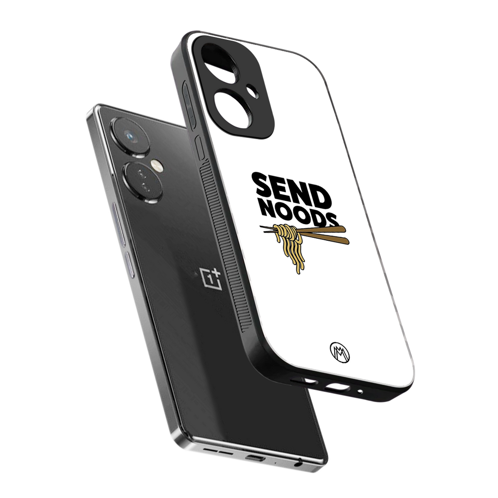 send noods back phone cover | glass case for oneplus nord ce 3