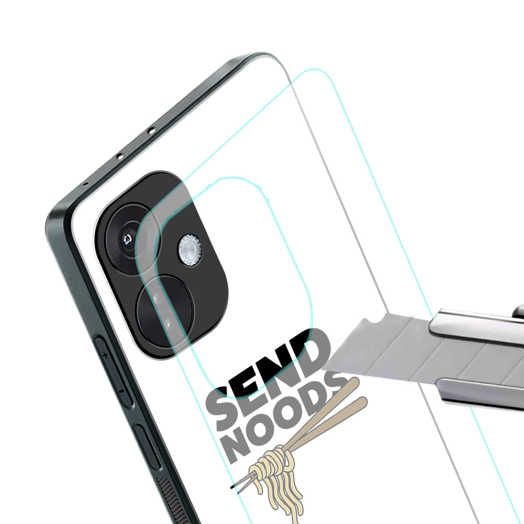 send noods back phone cover | glass case for oneplus nord ce 3