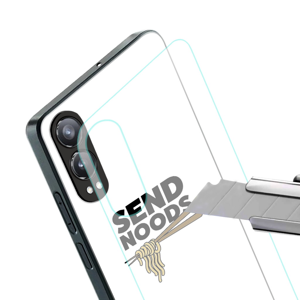 send noods back phone cover | glass case for oneplus nord ce 4 lite
