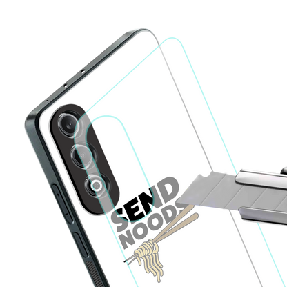 send noods back phone cover | glass case for oneplus nord ce 4